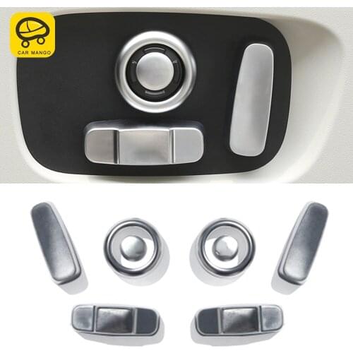 CarMango for Range Rover Evoque 2018-2021 Car Accessory Pillow Seat Control Button Trim Cover Frame Sticker Interior Decoration