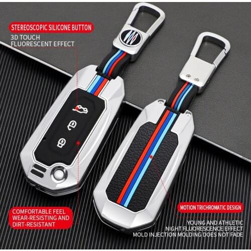 Zinc Alloy Car Key Cover Case For Ford Lincoln Explorer F Filp Key