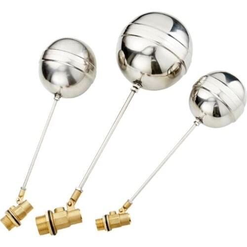 DN15 DN20 DN25 Metal Float Valve Cold Hot Water Tank Liquid Level Control Toilet Valve