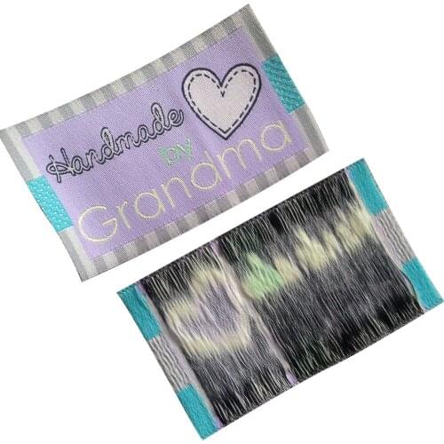 Customized Garment Label Sew Name Tags For Clothing Custom Fabric Embroidered Labels For Clothes Handwork Needlework Accessories