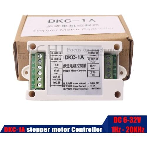 Free shipping stepper motor Controller DKC-1A Industrial Potentiometer Speed Pulse Generator New Spot DC6-32V for NEMA 17 NEMA23