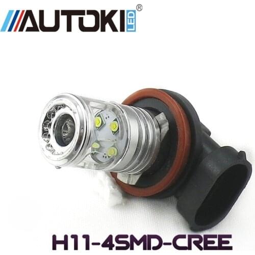 Free Shipping 2016 New Arrived H11 20W 4CR-EE LED Canbus High Power Super Bright car fog Lights Driving DRL headlight Bulbs