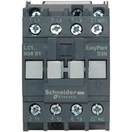 LC1E0601B5N LC1N0601 is replace by LC1N0601B5N LC1N0601 D3N 3P contactor (1NC) -AC-3 - & LT;= 440V 6A - 24V coil 50Hz