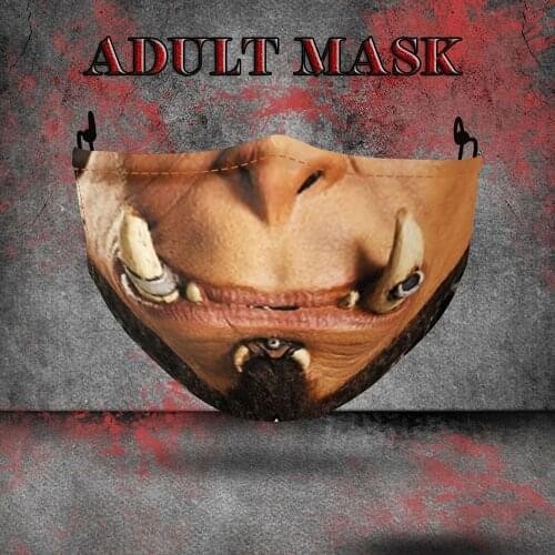 Clown Jack Troll Zombie Pumpkin Lamp Cosplay Boys Girl Kids Mouth Masks Protection DustProof Street Sports Breathable Party Mask