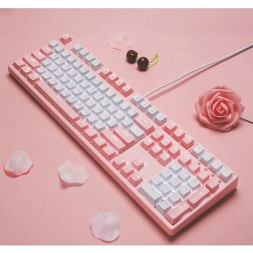 FY87/108 Keys Mechanical Gaming Keyboard 80% Red/Blue/Black/Brown Switch Hotswap Anti-Ghosting PBT Keycap Gamer Keyboard For PC