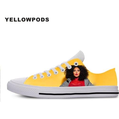 Mens Casual Shoes Hot Sale Pop Hip Hop New Lizzo Men Breathable Canvas Walking Man Shoes Chaussure Homme Factory Sales