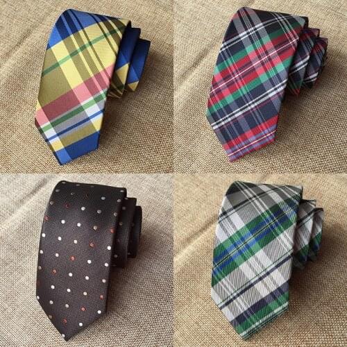 Men Tie Fashion Stripe Classic Dot Necktie Casual Formal Dress Ties for Men Plaid Bowtie Cravat Wedding Party Gift Slim Ties