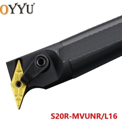 OYYU S20R-MVUNR16 S20R-MVUNL16 Internal Turning Tool Holder 20mm MVUNR MVUNL CNC Carbide Inserts Shank Boring Bar use VNMG16