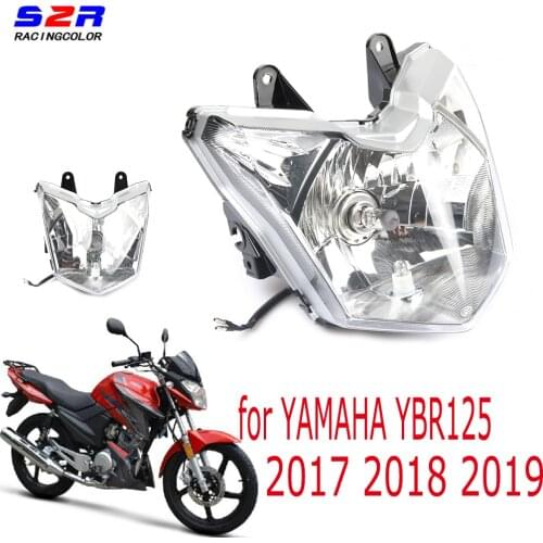 S2R Motorcycle 12V Headlight Front HeadLamp for YAMAHA YBR125 YBR125Z YBR 125Z 125 Z 2017 2018 2019 Head Lamp Light Parts