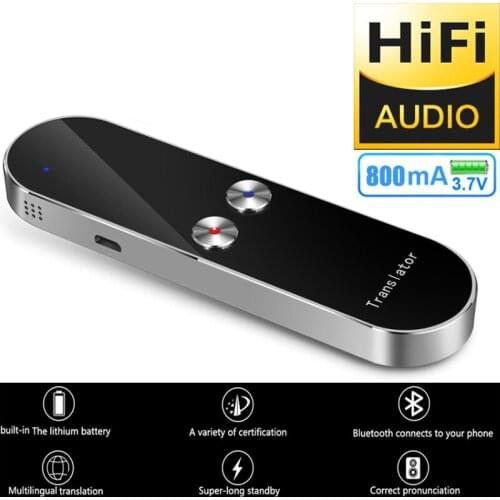 Portable Smart Instant Voice Translator K8 68+ Language Real Time Instant 2-Way Voice Translator For Android/iOS