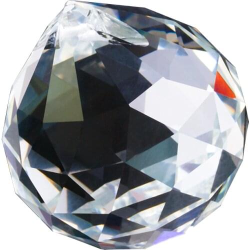 Clear Color Size Crystal Ball Crystal Prism Pendant Prism Feng Shui X-mas Ball For Parts