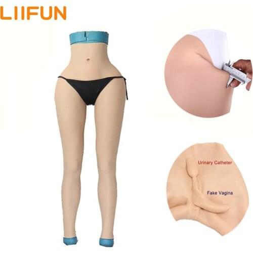 Realistic Full Silicone Fake Vagina Panty Crossdresser Transgender Cosplay Transvestite Drag Queen Underpants Bodysuit Linen Gay