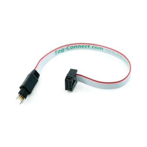 TC2030-IDC-NL-10 6-Pin Plug-of-Nails™ Spring-Pin Cable with