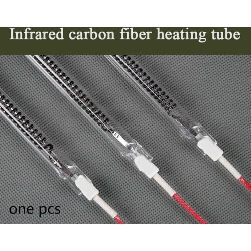 Carbon fiber infrared heating element quartz heating tube infrared coating curing lamp bath heater part 220v