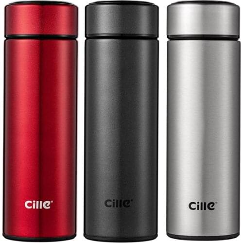 Vacuum Flask Tea Coffee Mug Double Wall Thermos Cup Insulated Infuser Thermocup Water Bottle Stainless Steel Tumbler Wholesale