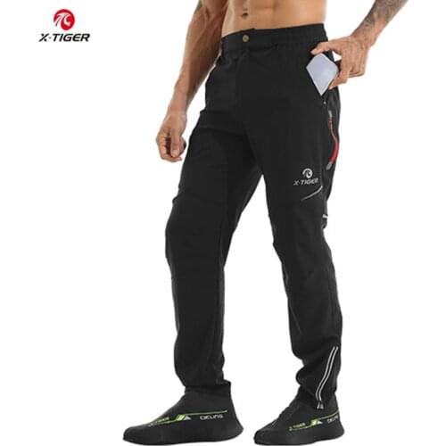 X-Tiger Cycling Pants Men Summer Breathable MTB Bike Cycling Trousers Autumn Comfortable High Elasticity Running Sports Pants