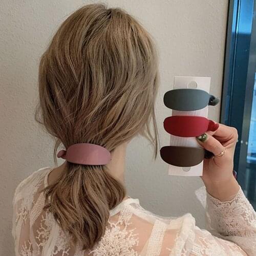 Sweet Banana Shape Hair Claws Women Girls Fashion Hair Clips Ponytail Holder Hairpins Fashion Hair Accessories