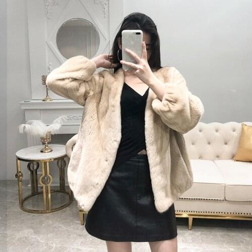 For Real Women Winter Womens Clothing Natural Mink Fur Coat Abrigos Mujer Invierno 2020 Yljr999 YY822