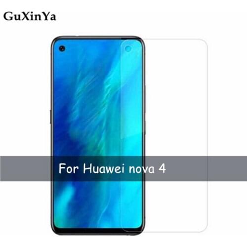 2pcs Tempered Glass Huawei Nova 4 Screen Protector Front 9H Glass For Huawei Nova 4 Anti-scratch Protective Glass Nova 4