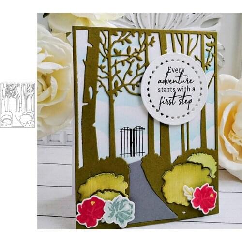 Trees Metal Die Cutting 2021 New Diy Die Molds Scrapbooking Paper Making Cuts Crafts Big Die