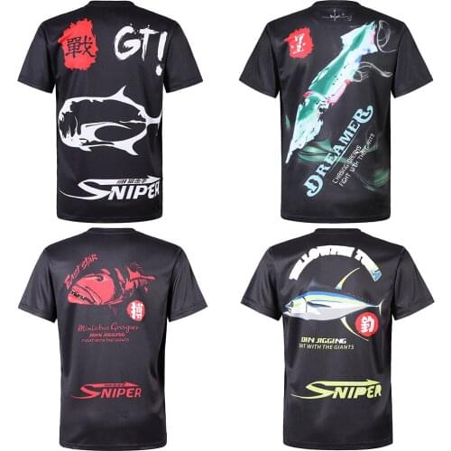 2022 Clothes for Fishing Summer Tshirt Breathable Anti-sweat Sport Quick Dry T-shirt Anti-uv Men Outdoor Cycling Fishing Tshirt