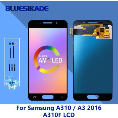 4.7'' For Samsung Galaxy A310 LCD Display A3 2016 Touch Screen Digitizer For Samsung A310F Replacement Parts