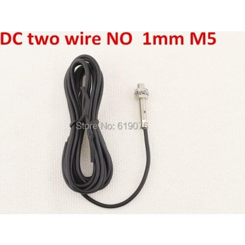 5Pcs DC two wire NO 1mm M5 Inductive proximity switch sensor LJ5A3-1-Z/EX