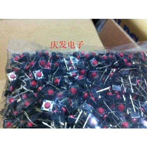 6*6*5mm two foot touch switch micro switch button switch middle 2 feet 6x6x5 copper feet