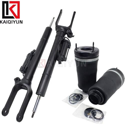 1 Pair Front Air Suspension Shock Absorber And Air Spring For Mercedes Benz W164 X164 With ADS 2005-2011 1643206013 1643205813
