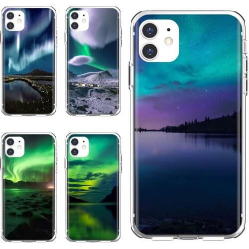 Aurora-polar-lights For Samsung Galaxy A12 A31 A41 A51 A71 A20e A21s M30 A10 A30 A40 A50 A60 A70 Soft Case Covers