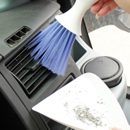Car Air Vent Slit Cleaner Brush Dusting Blinds Keyboard Cleaning Brushes Cleaner for Skoda Octavia Fabia Rapid Superb Yeti