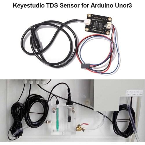 Keyestudio TDS Sensor Meter V1.0 Board Module Water Meter Filter Measuring Water Quality for Arduino Unor 3