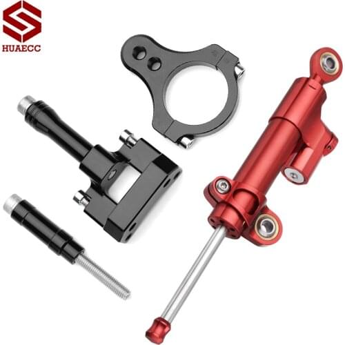 Motorcycle Damper Steering for Yamaha R3 2013-2018 Stabilize Safety Control with Mounting Holder YZF R3 2017 2016 2015 2014