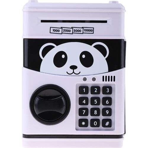 Kids Electronic Password Piggy Money Bank ATM Savings Box with Code Lock
