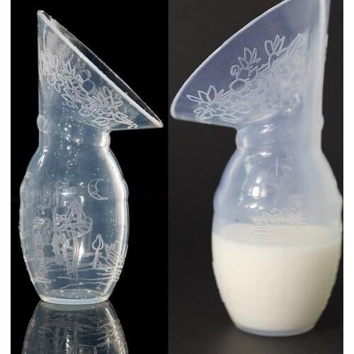 Baby milk breast milk Collector pumps lid Breast Accessories Silicone Breast Pump Pattern breast feeding bottle feed