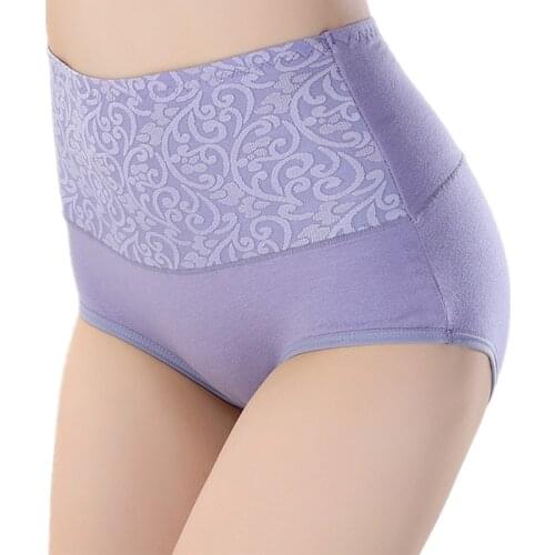 Ladies Body Shaper Hip Abdomen Tummy Control Briefs High Waist Underwear Womens Cotton Panty big size sexy women lace panties