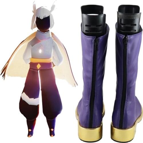 Hot Game Sky:Children of Light Winter Clothes Cosplay Shoes Boots with Heels Cosplay Costumes Accessories Props Halloween Gifts