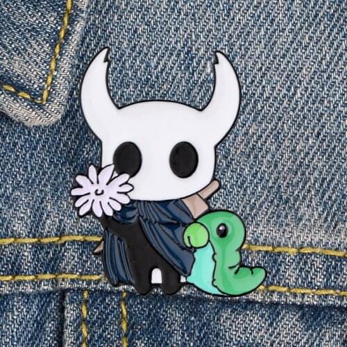 LT626 Game Hollow Knight Creativity Cute Enamel Pin Brooches on clothes Backpack Collar Hat Badge Lapel Pin Jewelry Gifts