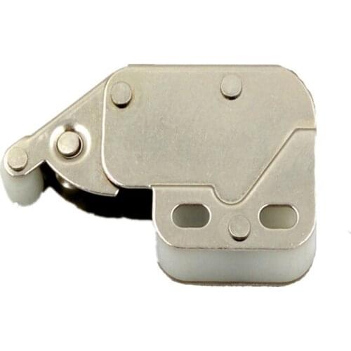 Furniture Mini Hook Elephant Trunk Lock, Wardrobe Cabinet Hardware Fittings, Metal Rebound Door Touch