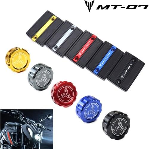 MT07 FZ07 2014-2018 MT FZ 07 2019-2021 2020 Motorcycle Front Rear Brake Cylinder Oil Pot Protective Decoration Cover Accessories
