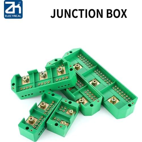 Single-phase/three-phase junction box, fast wiring terminal block, junction box, high-power connector, household wire connector