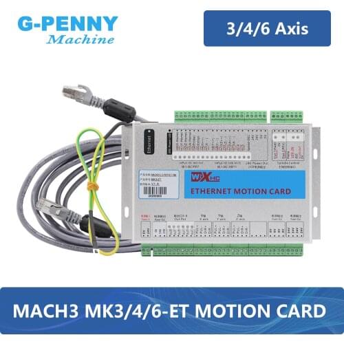 XHC Ethernet 3/4/6 Axis MACH3 CNC Motion Control Card Frequency 2000KHZ Controller Breakout Board For Stepper Motor/Servo Motor