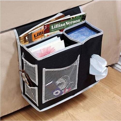Bed Sofa Hanging Bag Bedside Deskside Sundries Pocket Toy Books Magazines Phone Storage For Wardrobe Pouch Travel Organizer