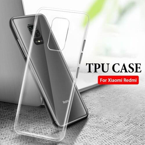 Clear Shockproof Case For Xiaomi Redmi Note 9 Pro Max Note 9S Mi9 Pro 5G Poco X3 NFC Soft Thin Cover For Xiaomi Mi9 SE Lite Case