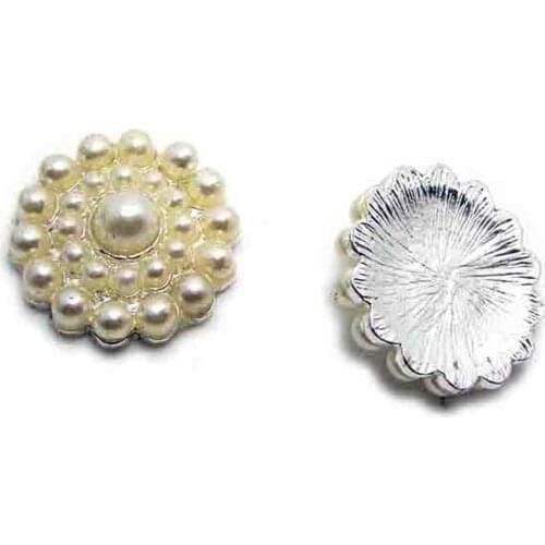 Handmade 22mm DIY decoration overcoat shirt button suit jacket flatback pearls button ornament costume accessories 30pcs lot