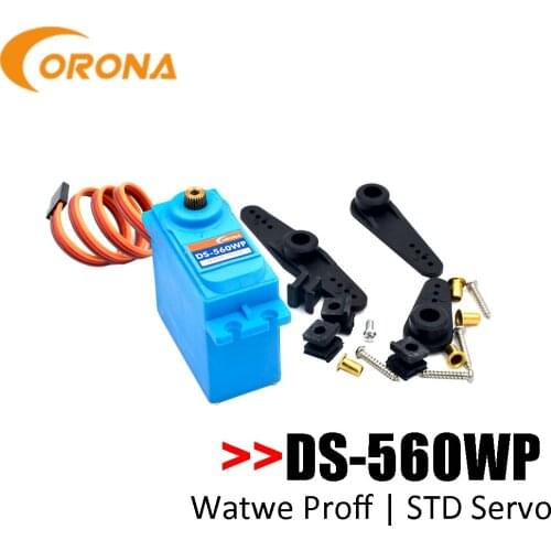 Corona DS-560WP 15KG HV High Precision Water Proof Metal Gear Servo Servo for Robot