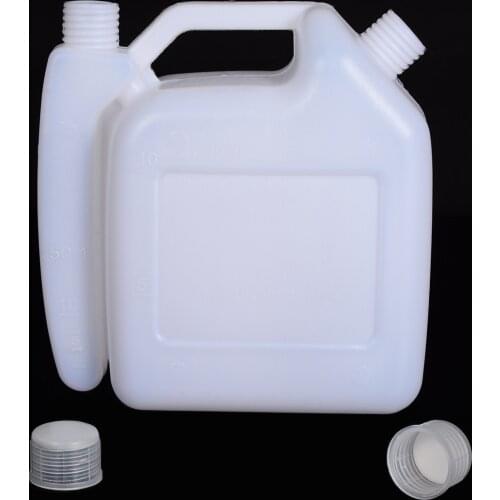 Mayitr 1.5L Litre 2-Stroke Petrol Fuel Oil Mixing White Bottle Tank For Trimmer Chainsaw 1:25 Tools Parts