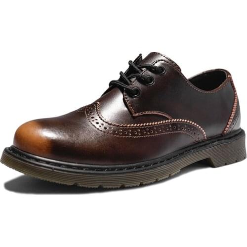 Breathable Mens Oxford Shoes Top Quality Bussiness Dress Shoe Men Flats Fashion Genuine Leather Casual Shoes Male Shoe