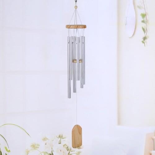 Outdoor Metal Wind Chimes 6 Tubes Antique Resonant Door Wall Hanging Ornament Wind Chime Bells Living Bed Home Car Decor Gift
