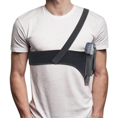 Universal Adjustable Waist Underarm Holster Neoprene Multifunctional Outdoor Shoulder Pistol Belt Holsters Carry Pouch